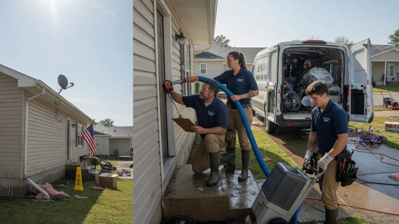 Ceiling Water Damage Restoration in Keystone, IN near me